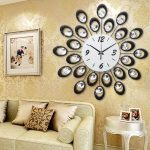 Home Decoration wall clock Modern Design Large Decorative Wall Clocks 3d Vintage Sticker Decorative Quartz simple 1