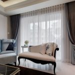 Sheer White Curtains for Modern Living Room