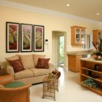 comfortable living in the kitchen tropical facility design wood