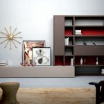 living room wall unit contemporary interior furniture for living room a simple living room with danish wall units in dark brown and red with long floor table for minimalist living room in white and brown the