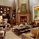 small living room ideas with corner fireplace
