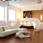 white Minimalist living room interior design 1