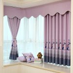 2 PC Short Curtains for Kitchen Curtains for Living Room Bay Window Curtains for Bedroom Kids 1