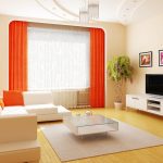 contemporary curtains for living room modern style curtained living room extremely transparent white sheer curtains contrasted orange loose curtains rounded rectangular white framed curtain wall frame 1