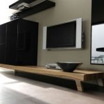 contemporary living room wall unit decoration ideas 3