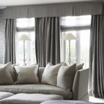 traditional window valance gray curtains living room design ideas