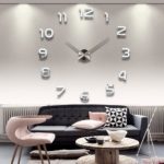 yesurprise modern 3d frameless large wall clock style watches hours diy room home decorations model max3 1