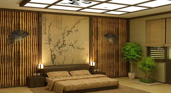 bambukovye oboi v interere pomeshhenij